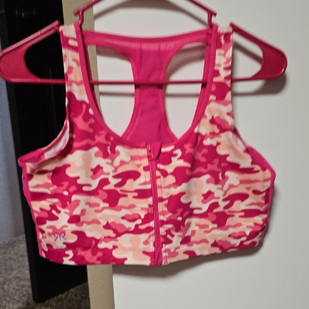 Ruby Ribbon Pink Camouflage Bra